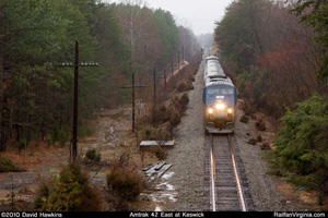 Amtrak #50 at Keswick